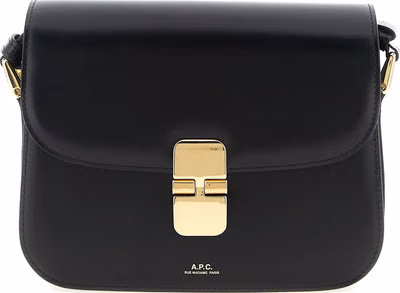 Black Cowhide Crossbody Bag