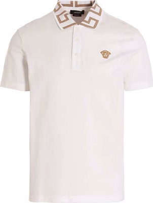 White Cotton Polo Shirt