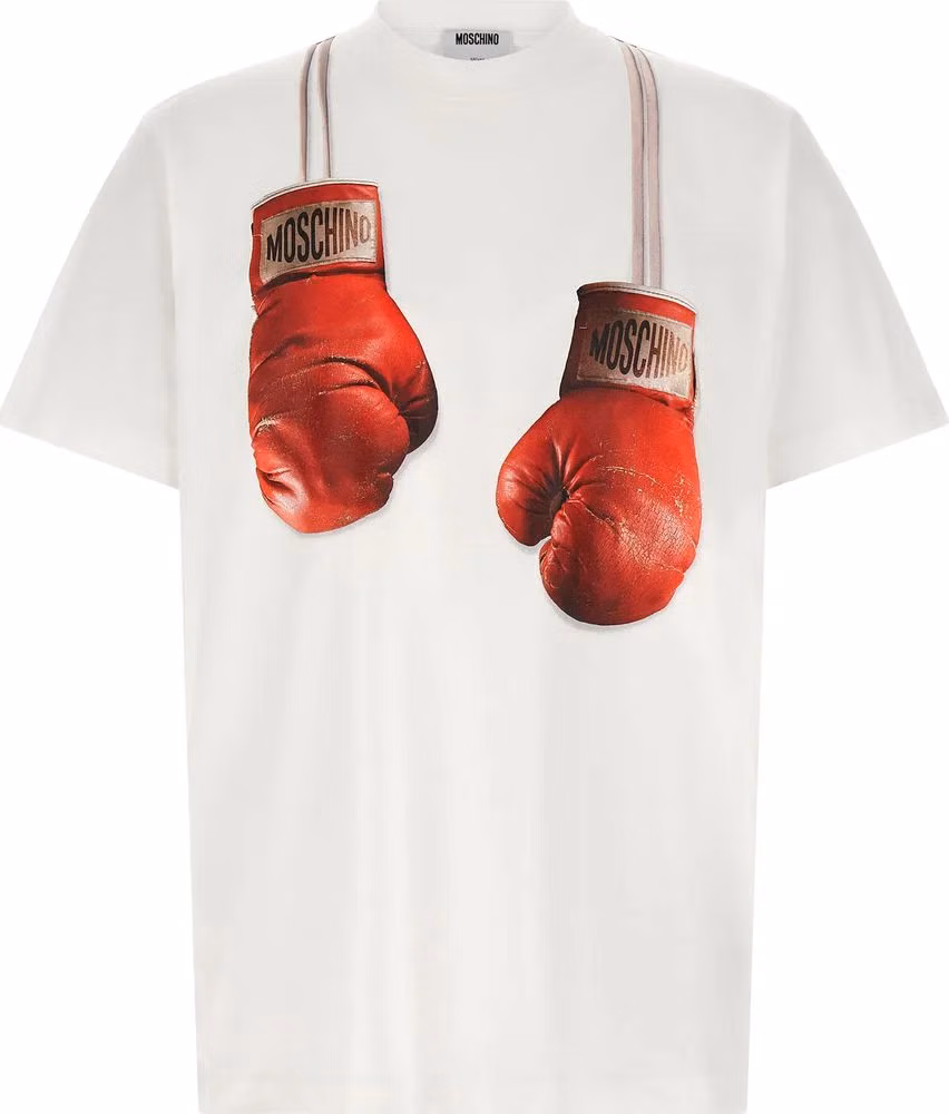 Moschino White Cotton T-Shirt