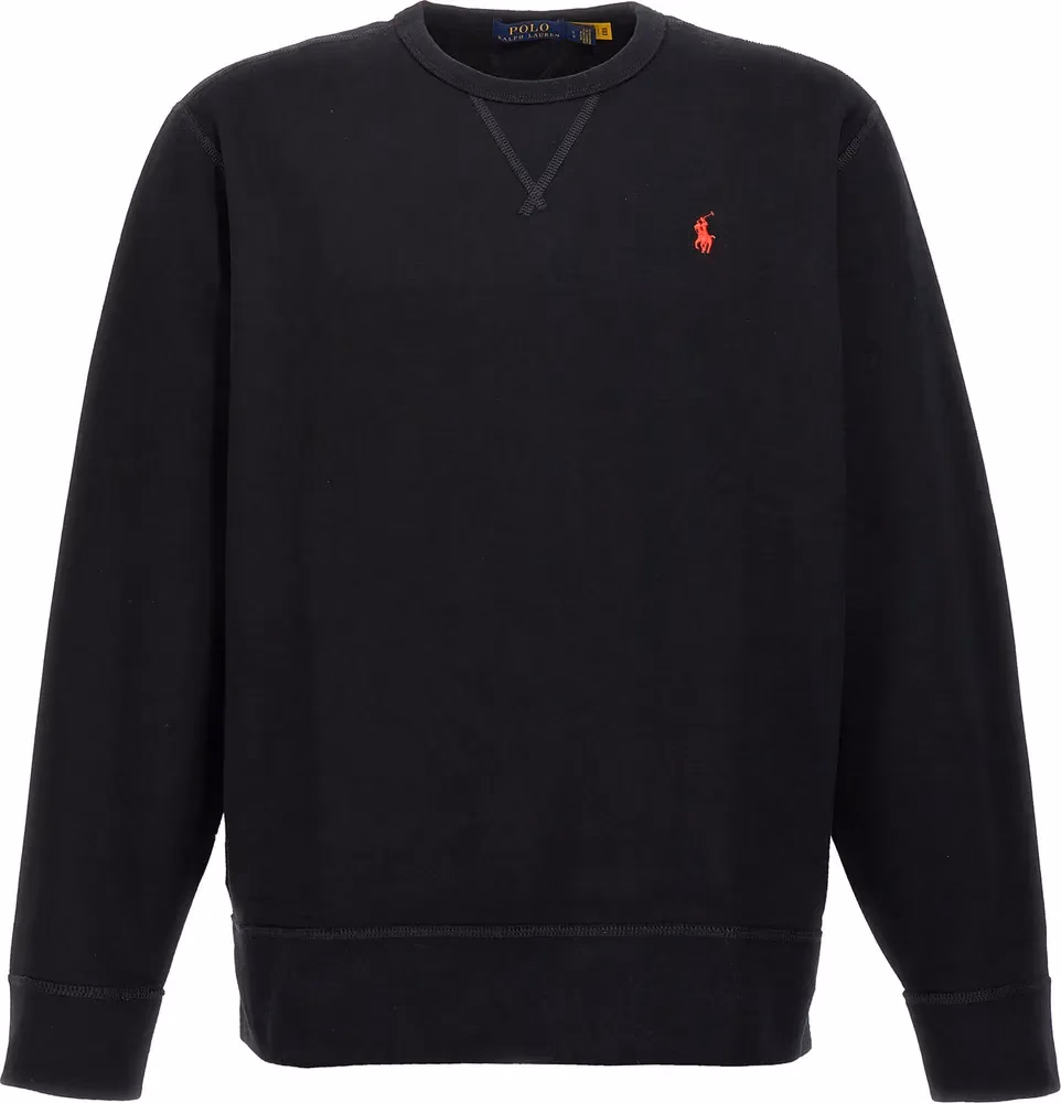 Polo Ralph Lauren Black Cotton Sweatshirt