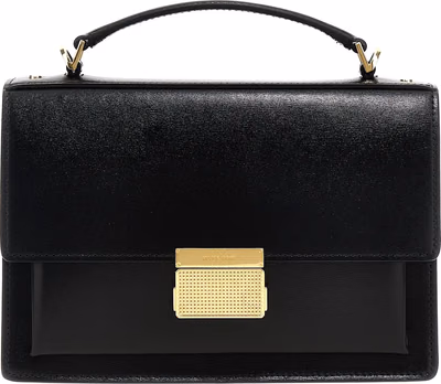 Black Cowhide Handbag