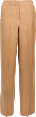 Beige Wool Dress Pants