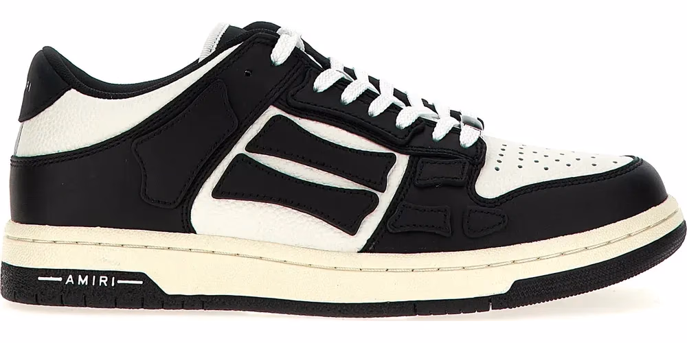 Amiri Bicolor Cowhide Low Top Sneakers