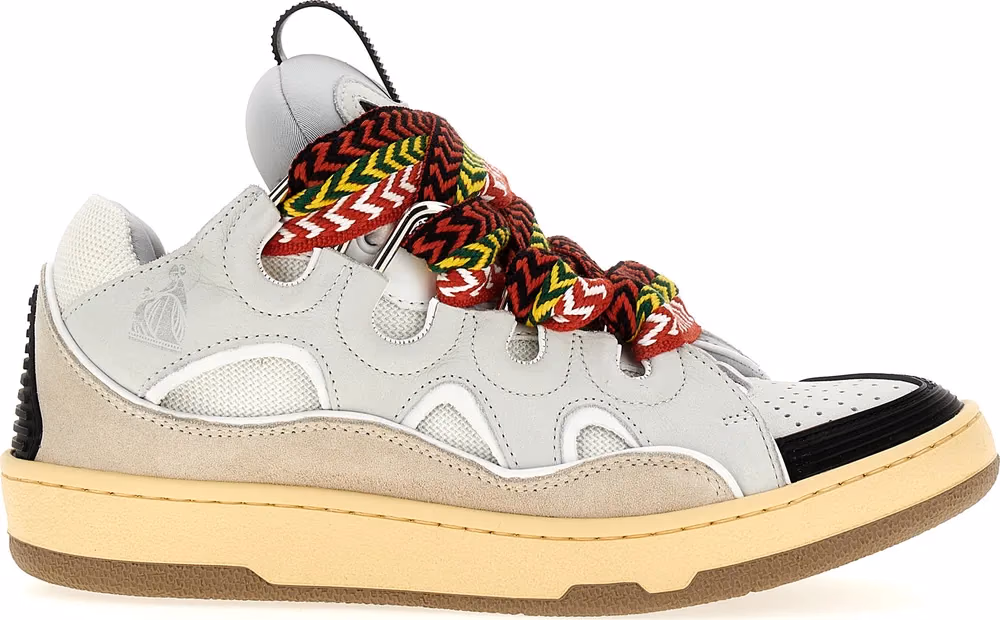 Lanvin Gray Calfskin Chunky Sneakers