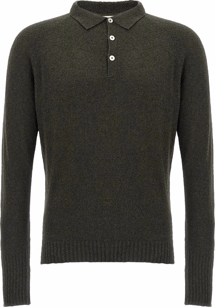 MA'RY'YA Bicolor Cotton Polo Shirt