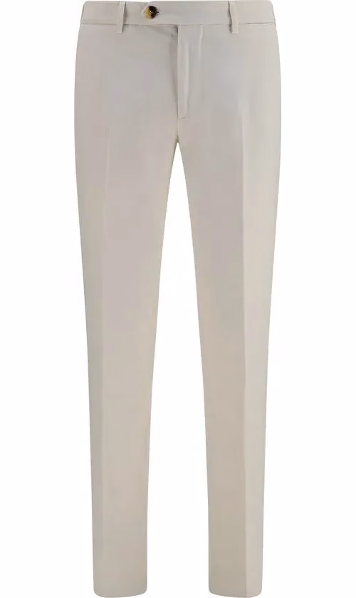 Brunello Cucinelli White Cotton Casual Pants