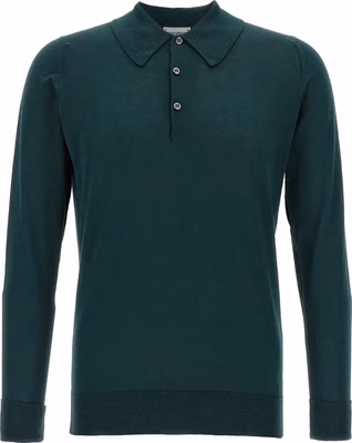 Bicolor Cotton Polo Shirt