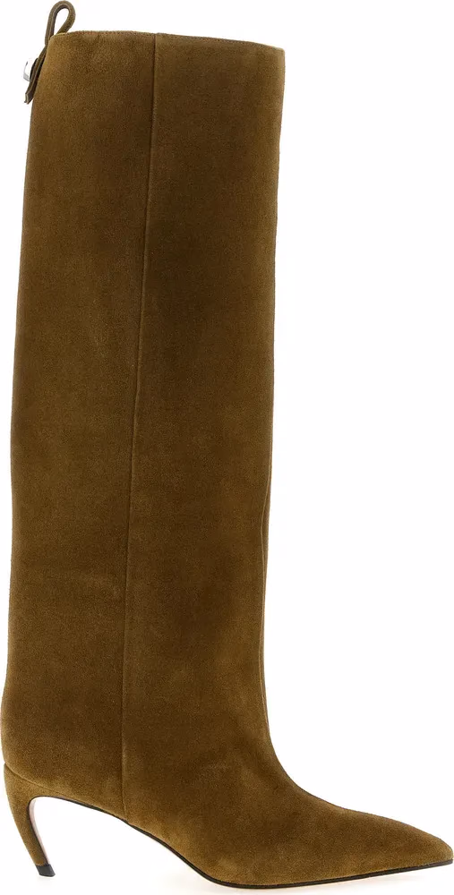 The Attico Bicolor Goatskin Over The Knee