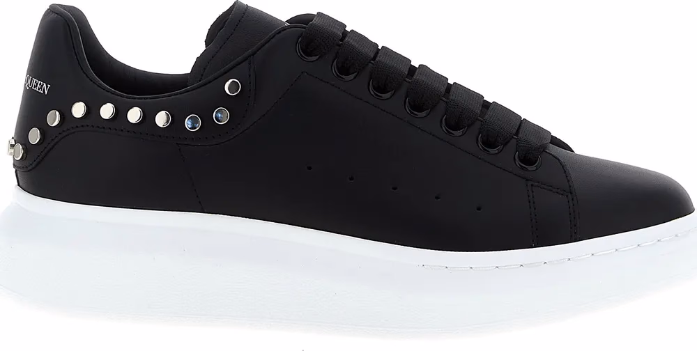 Alexander McQueen Black Calfskin Chunky Sneakers