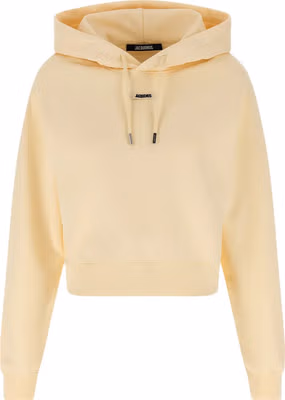 Beige Cotton Hoodie