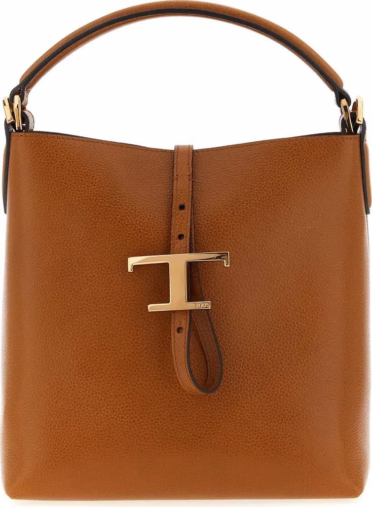 Tod's Brown Calfskin Handbag