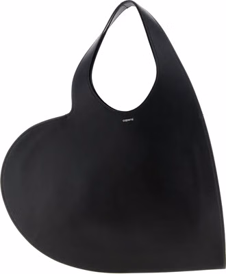 Black Cowhide Shoulder Bag