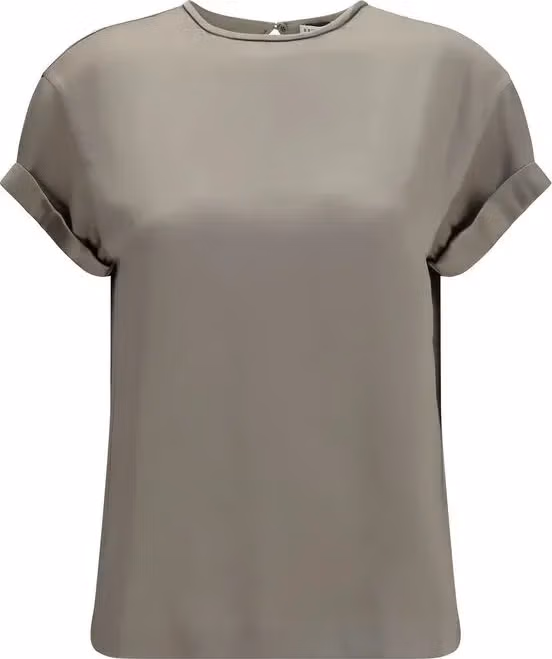 Brunello Cucinelli Beige Elastane Blouse