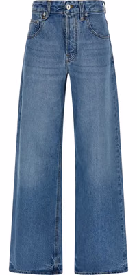 Blue Cotton Jeans Denim