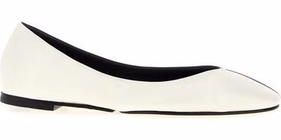 Bicolor Lamb Leather Ballet Flats