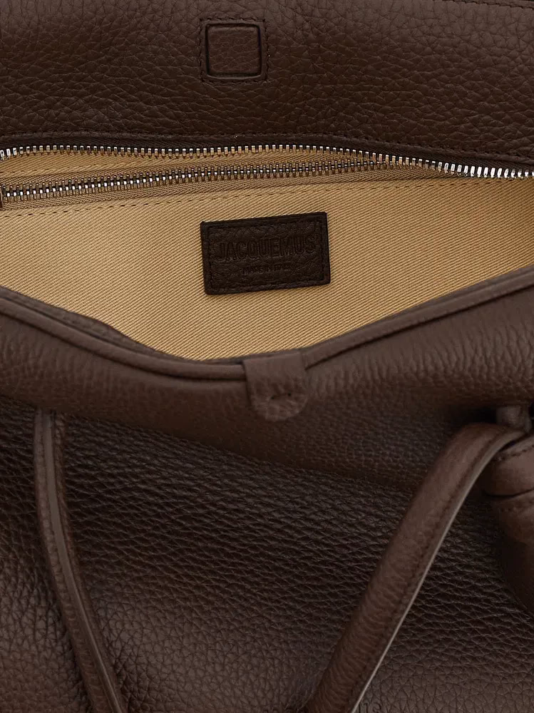 Jacquemus Brown Calfskin Shoulder Bag