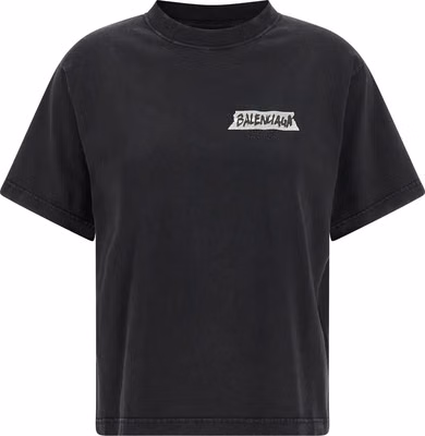 Black Cotton T-Shirt