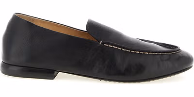 Black Calfskin Slip-On Loafers