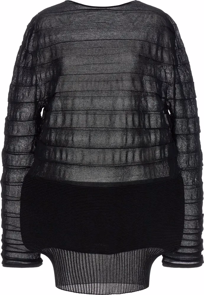 Issey Miyake Black Polyester Sweatshirt
