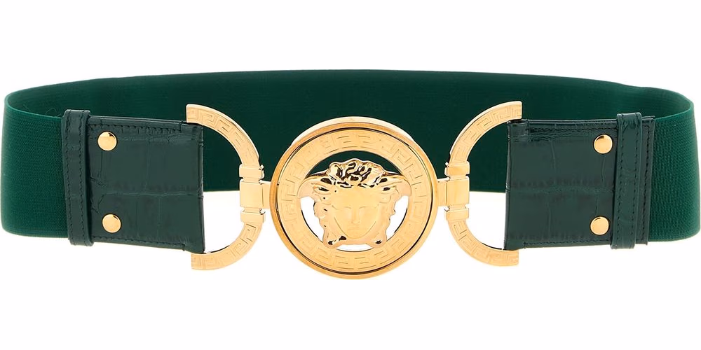 Versace Bicolor Calfskin Regular Belt
