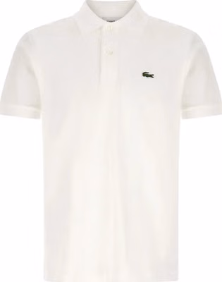White Cotton Polo Shirt