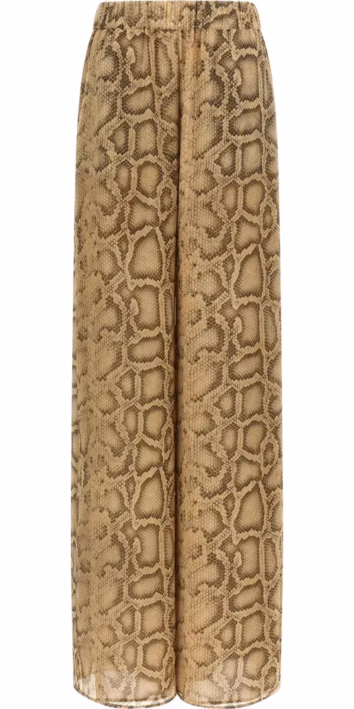 The Andamane Beige Polyester Pants