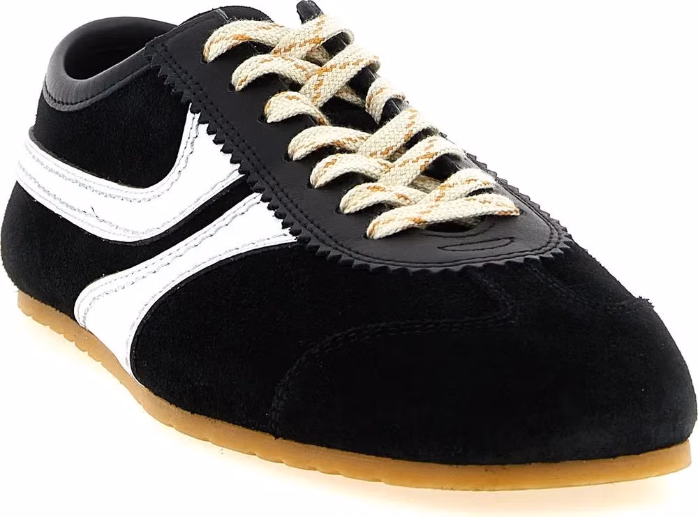 Dries Van Noten Bicolor Calfskin Sneakers