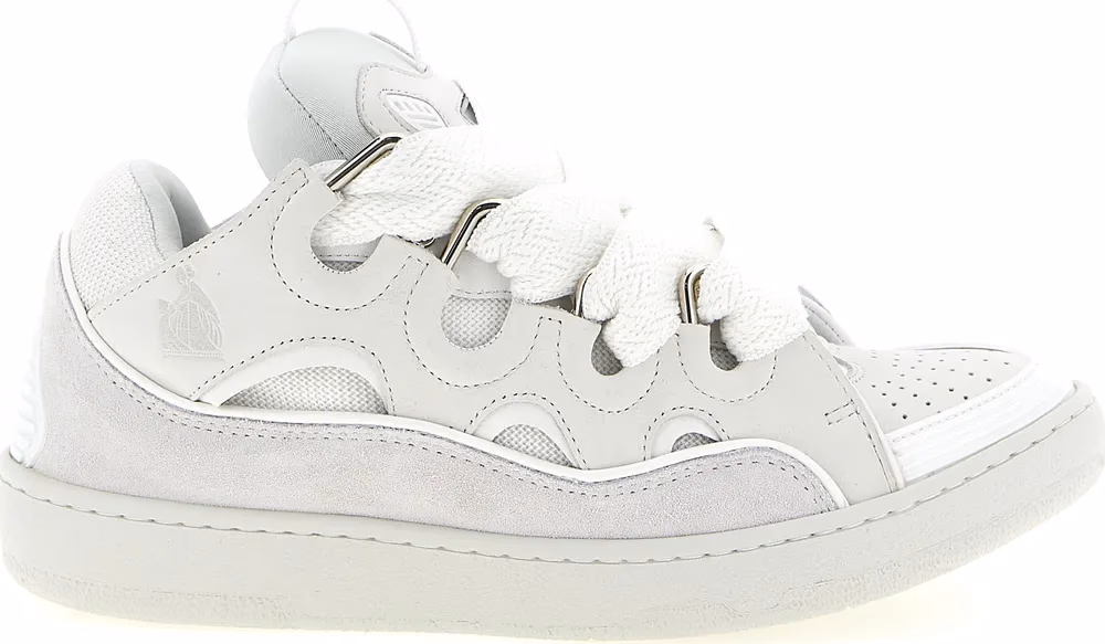 Lanvin White Calfskin Chunky Sneakers