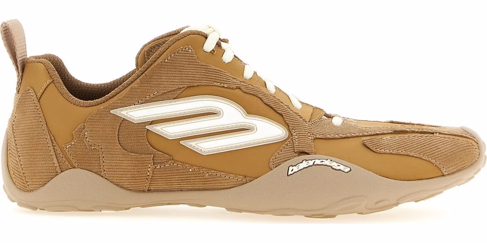 Balenciaga Beige Polyester Athletic Sneakers
