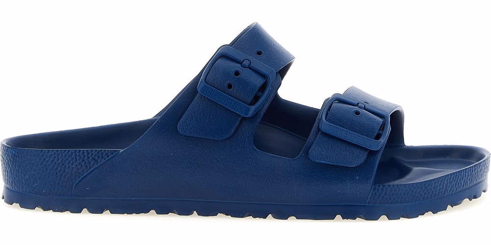Birkenstock Blue Polyethylene Flat Sandals
