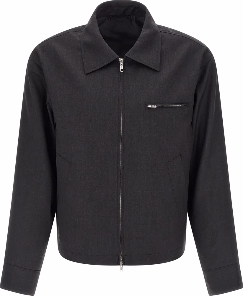 MFPEN Gray Wool Full-Length Jacket
