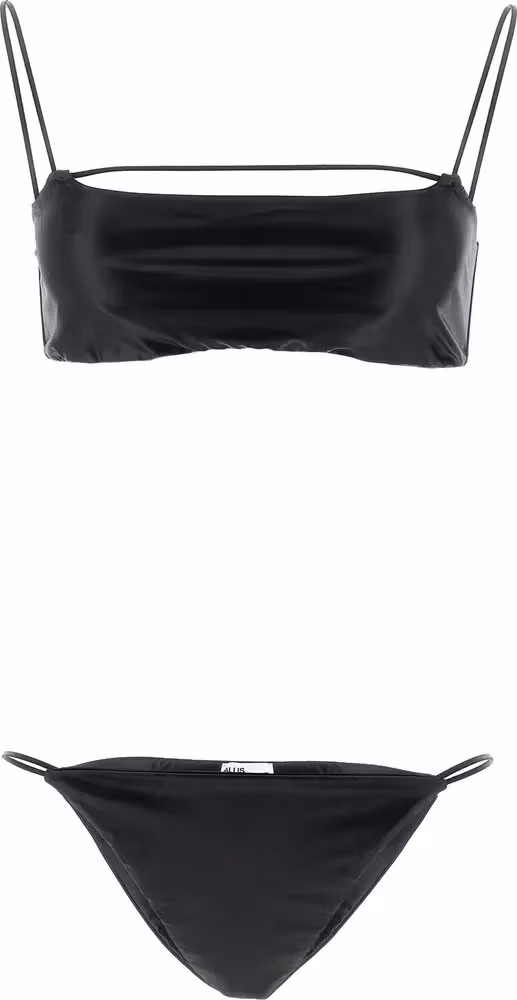 ALLIS Black Polyester Bikini