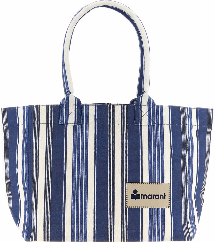 Isabel Marant Blue Cotton Tote Bag