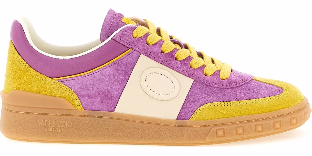 Valentino Garavani Multicolor Calfskin Athletic Sneakers
