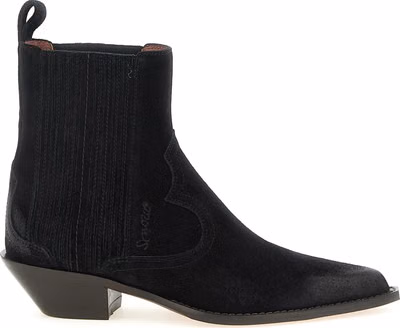 Black Calfskin Chelsea Boots