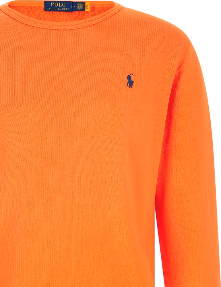 Polo Ralph Lauren Orange Cotton Sweatshirt