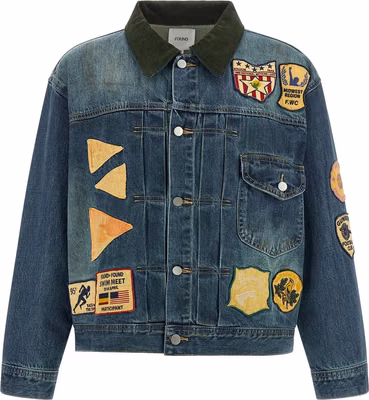 Blue Cotton Denim Jacket