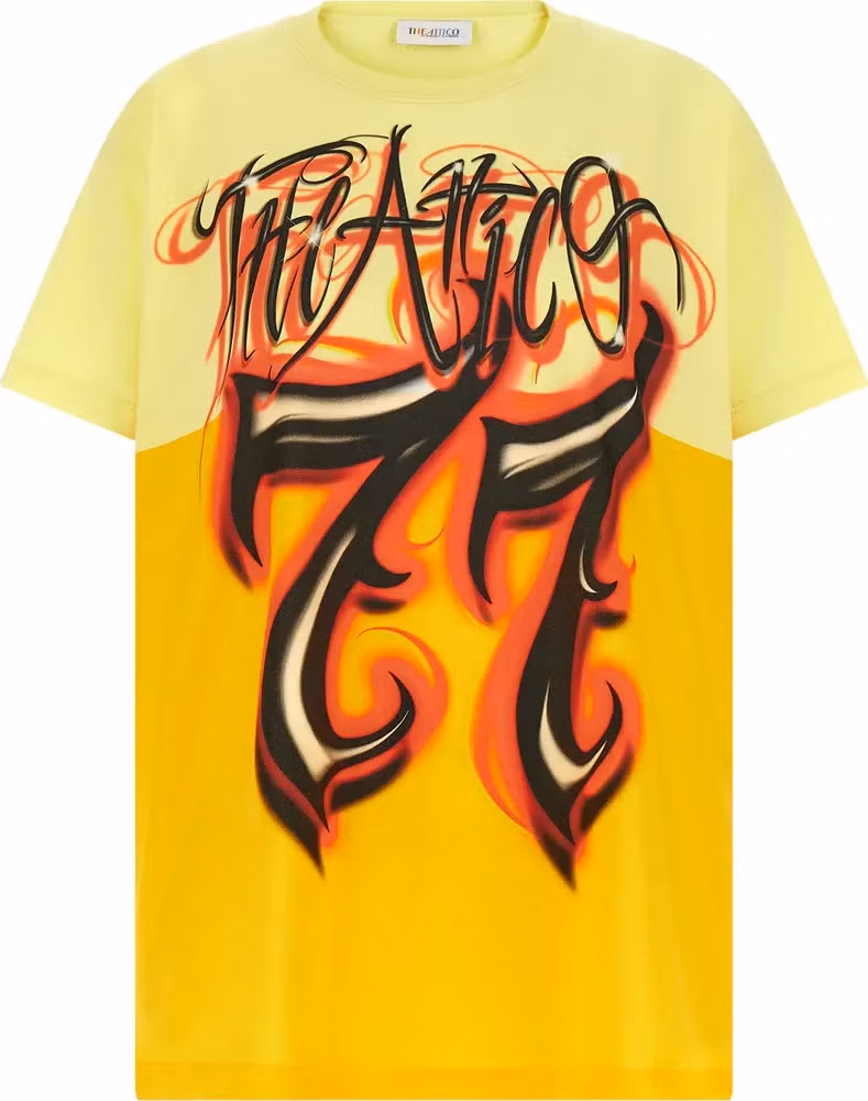 The Attico Bicolor Cotton T-Shirt