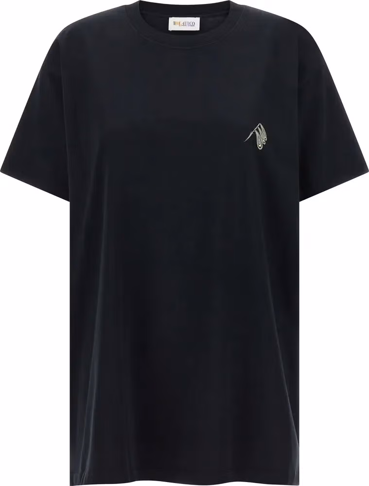 The Attico Black Cotton T-Shirt