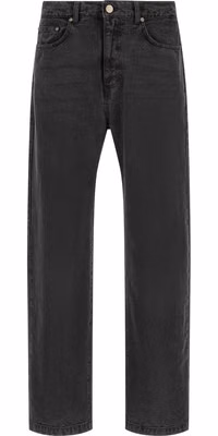 Gray Organic Cotton Straight-Leg Jeans