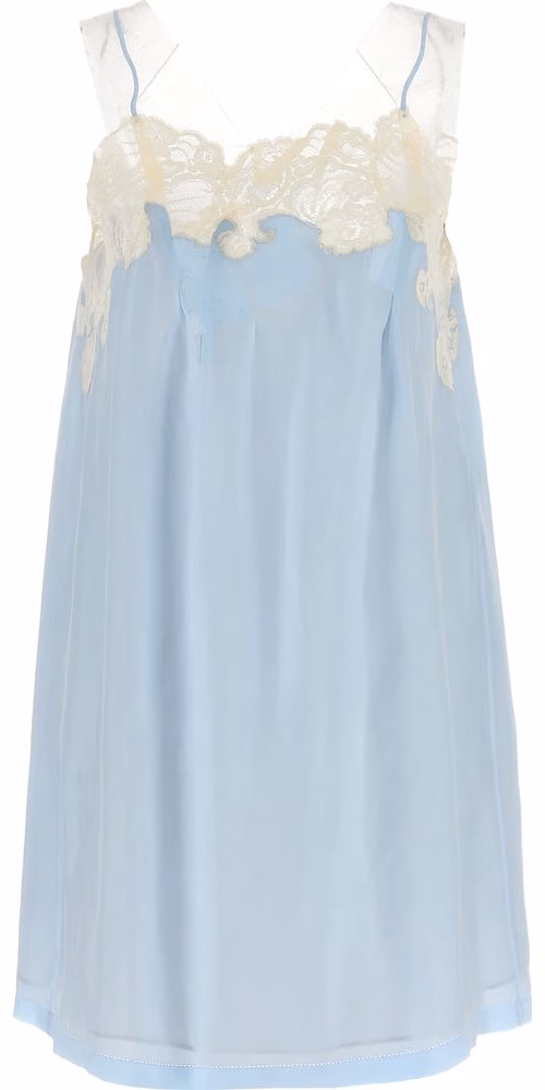 Maison Margiela Blue Copper Short Dress