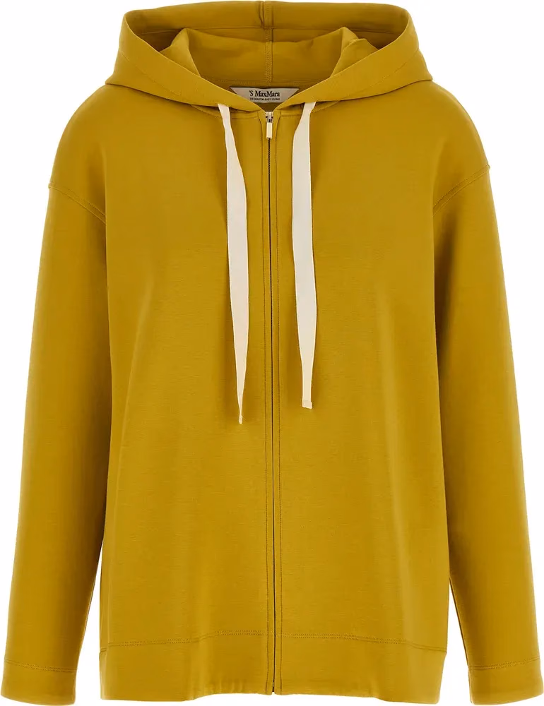 'S Max Mara Bicolor Cotton Hoodie