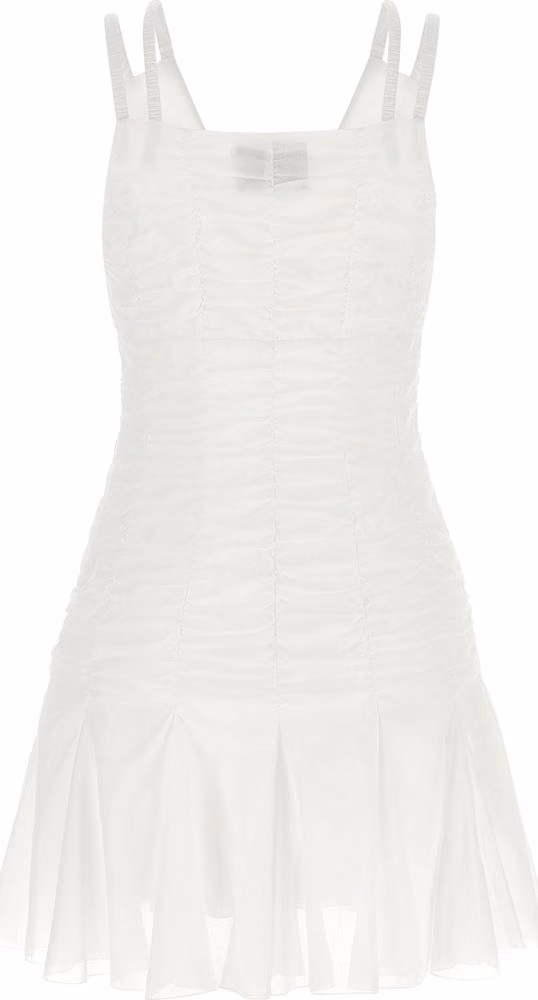Giovanni Bedin White Cotton Short Dress
