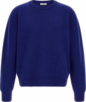 Blue Wool Cardigan
