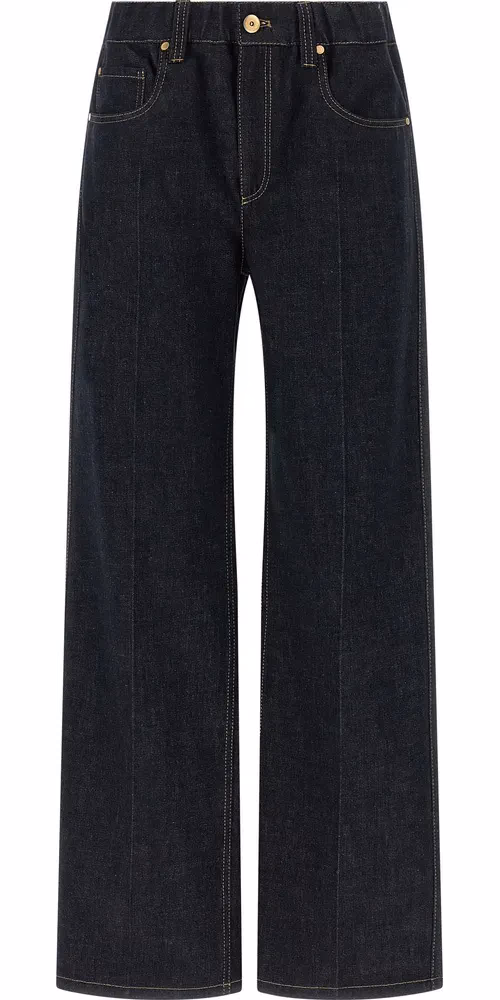 Brunello Cucinelli Blue Cotton Jeans Denim