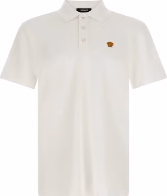 White Cotton Polo Shirt