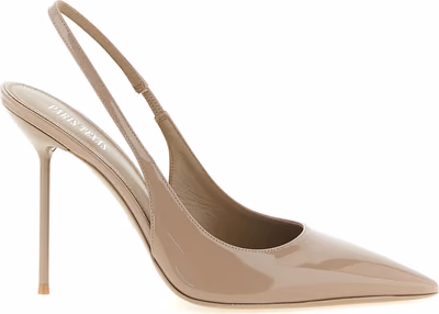 Beige Calfskin High Heel Pumps