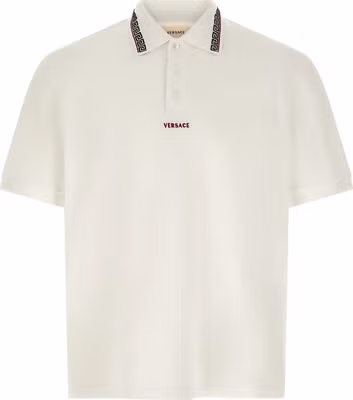 White Cotton Polo Shirt