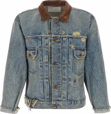 Blue Cotton Denim Jacket