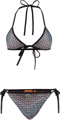 Multicolor Viscose Bikini